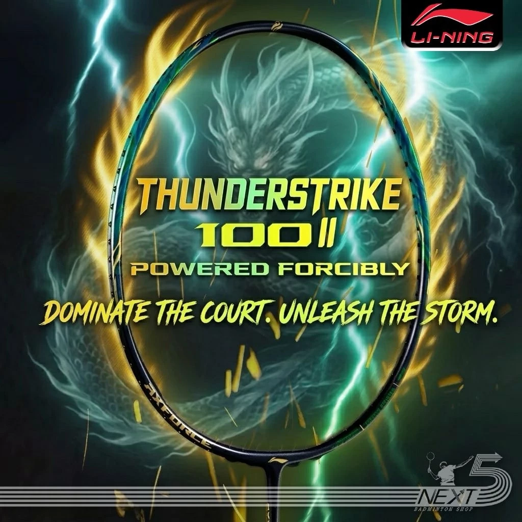 Li-ning Li-Ning ไม้แบดมินตัน รุ่น AXFORCE 100 ll GEN2 ประกันไทย แถมเอ็น กริป ซอง รูปสินค้า 1