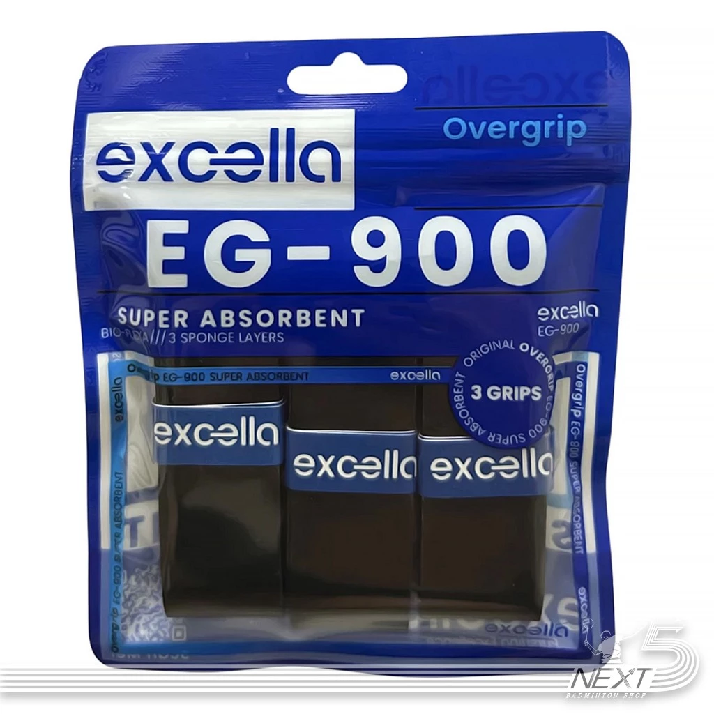 Excella EG-900 กริปคุณภาพสูง เกรดญี่ปุ่น แพค 3 ชิ้น มี 4 สี ขาว / เหลือง / ชมพู / ดำ รูปที่ 5