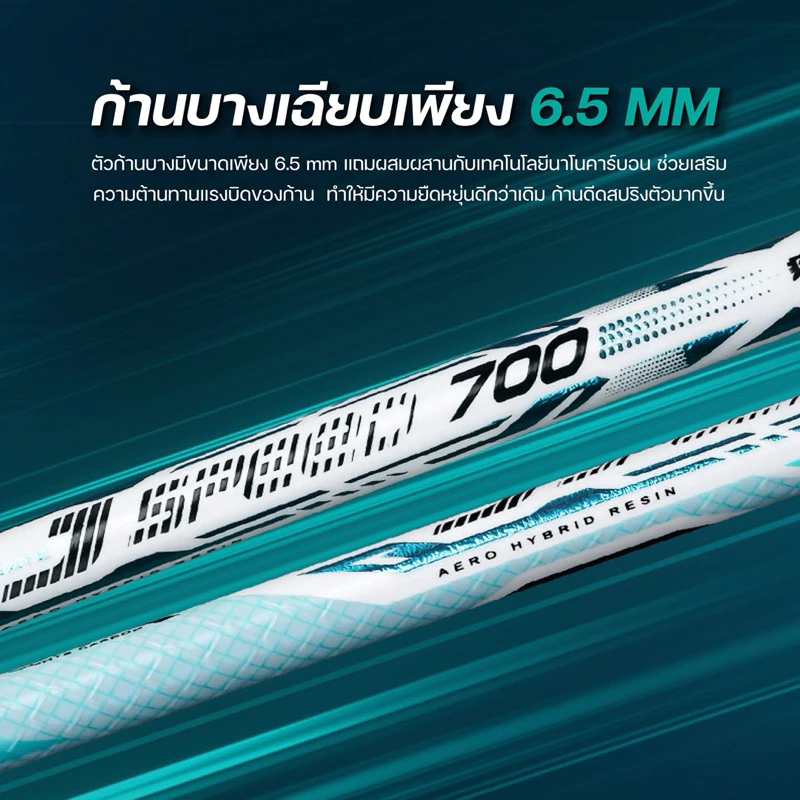 VS VS ไม้แบดมินตัน รุ่น J Speed 700 (แถมเอ็น กริป ซอง ประกัน6เดือน) รูปสินค้า 9