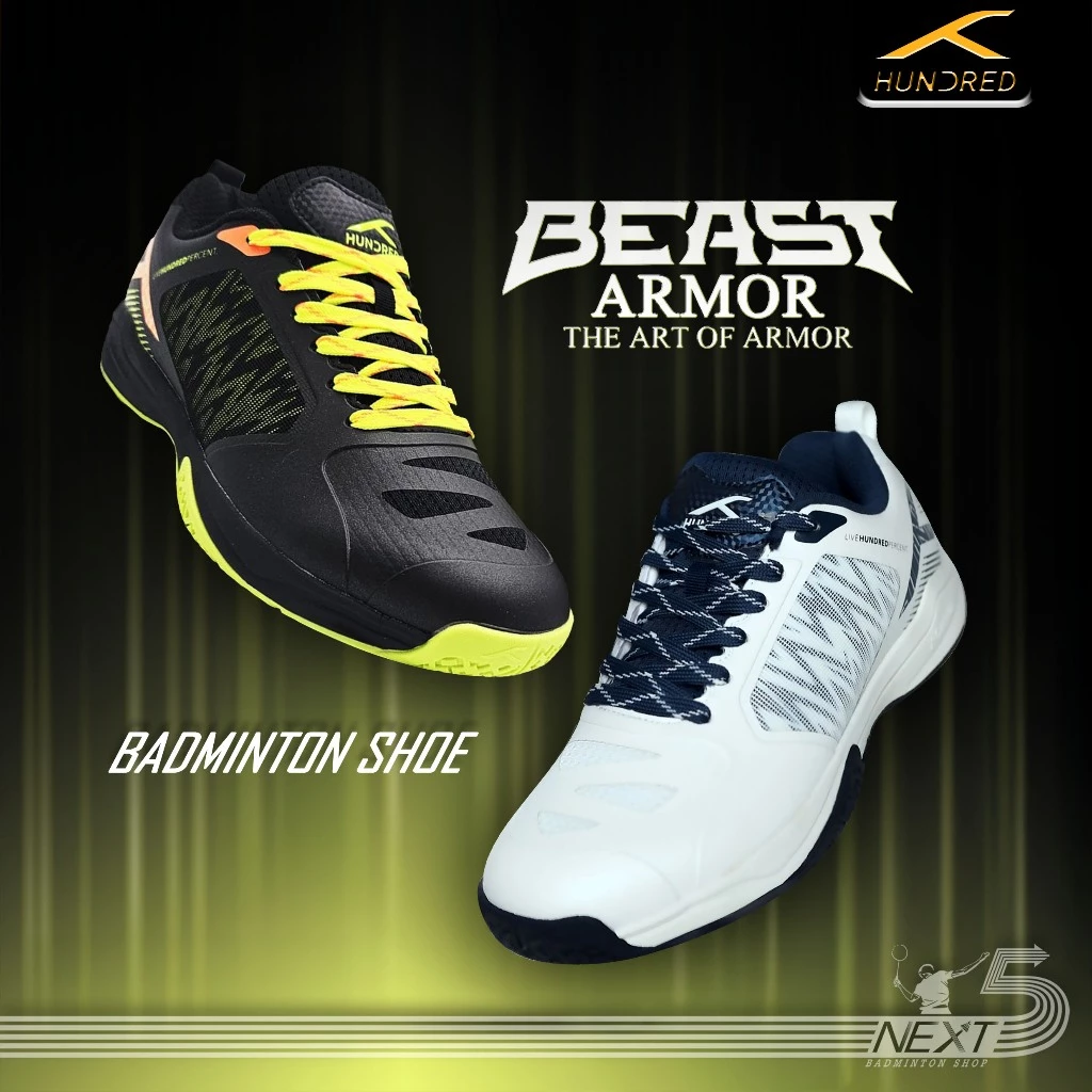 Hundred รองเท้าแบดมินตัน รุ่น Beast Armor มี 2 สี รูปที่ 1