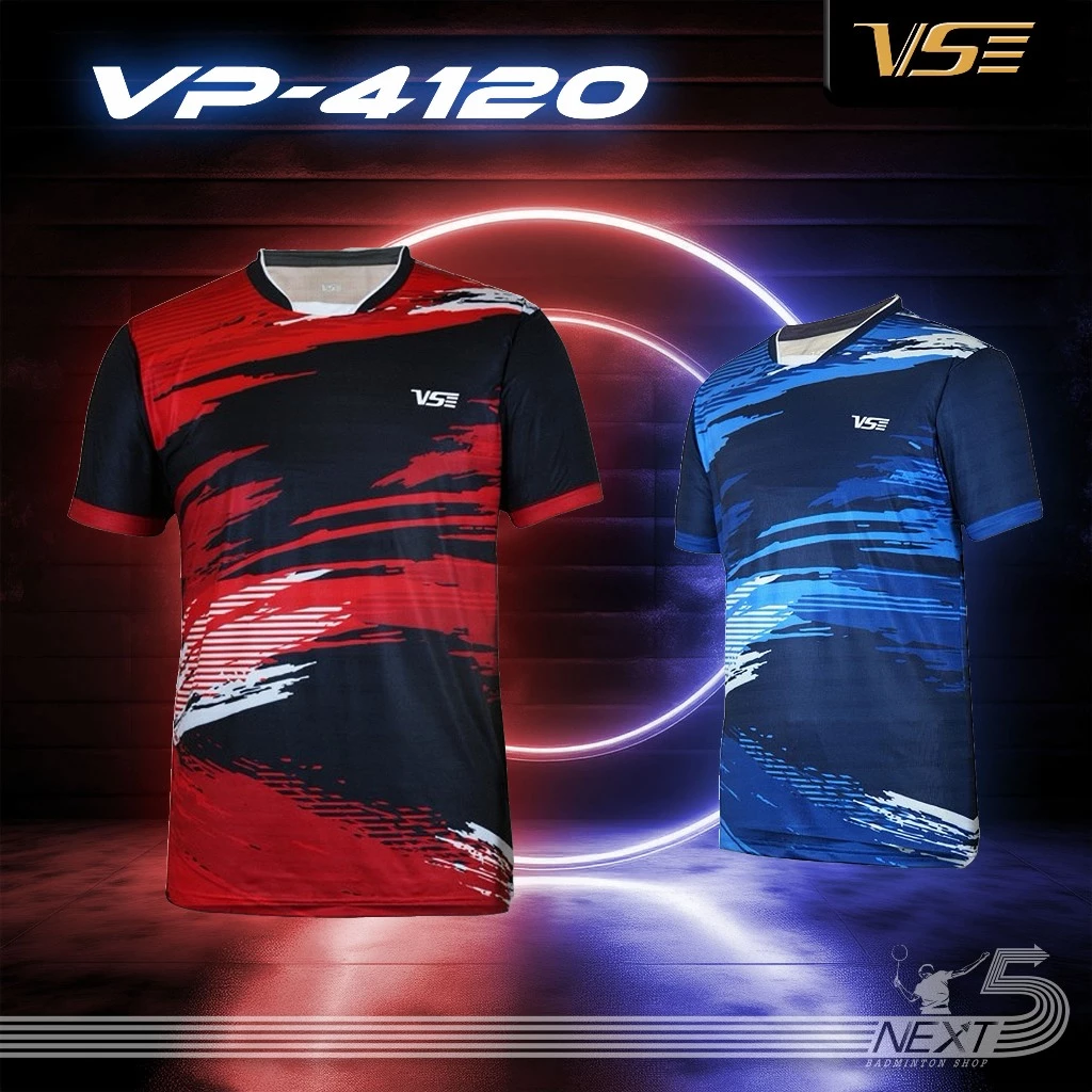 VS เสื้อกีฬาแบดมินตัน รุ่น vp-4120 สีแดง/น้ำเงิน รูปที่ 1