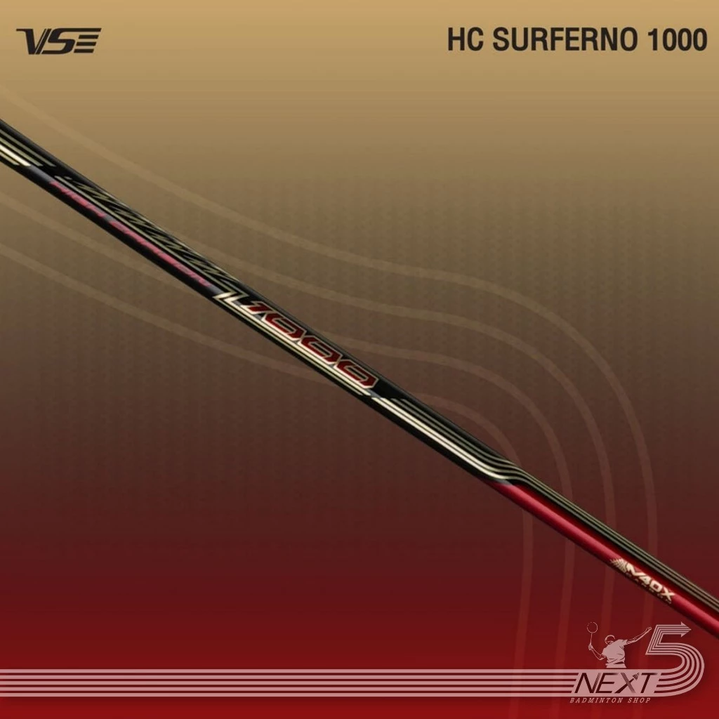 VS ไม้แบดมินตัน รุ่น Surferno HC1000 4U ไม้บุก ตีง่าย ควบคุมดี ของแท้ แถมขึ้นเอ็นฟรี รูปที่ 3