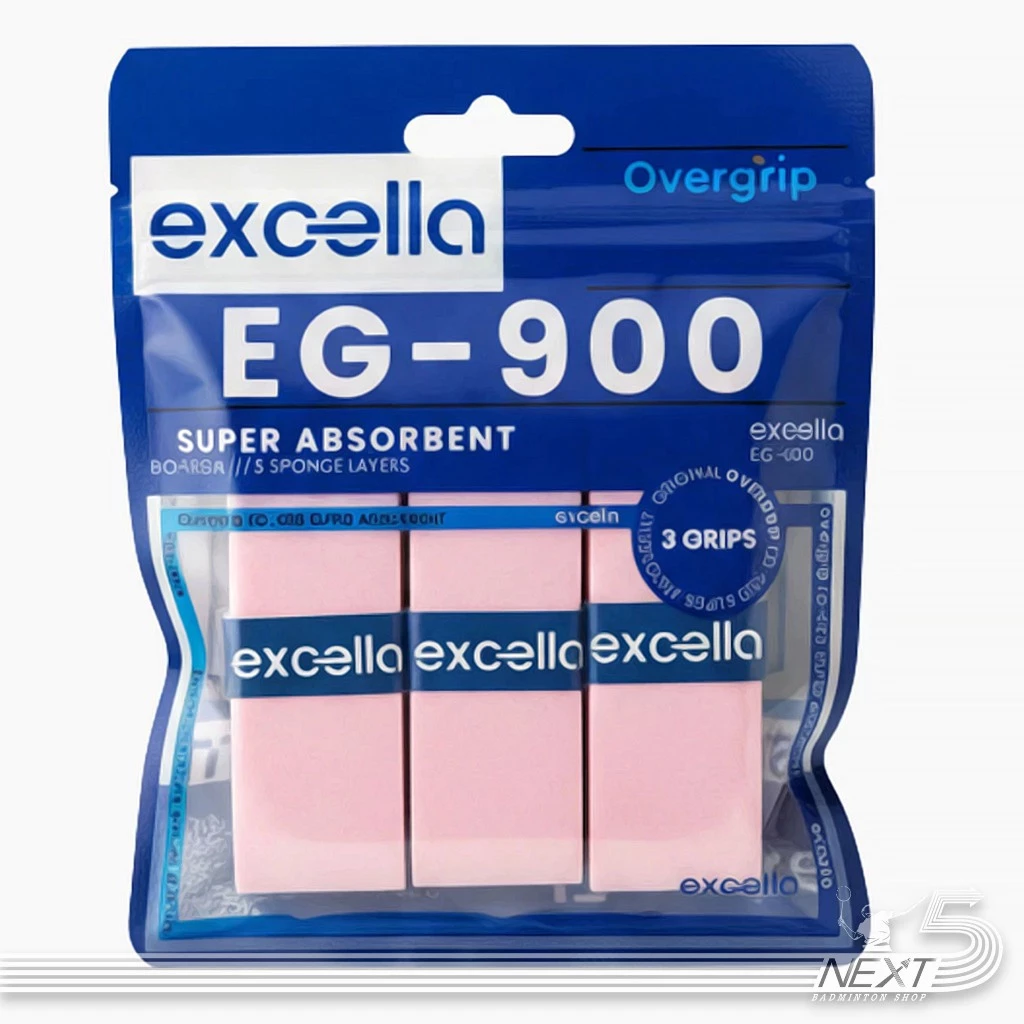 Excella EG-900 กริปคุณภาพสูง เกรดญี่ปุ่น แพค 3 ชิ้น มี 4 สี ขาว / เหลือง / ชมพู / ดำ รูปที่ 7