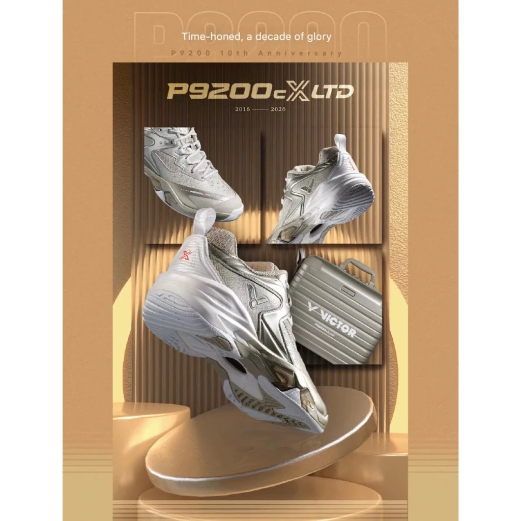 VICTOR VICTOR P9200CX LTD 10th Anniversary Edition รองเท้าแบดมินตัน ของแท้ ประกันศูนย์ไทย พร้อมกระเป๋ารุ่นพิเศษ รูปสินค้า 2