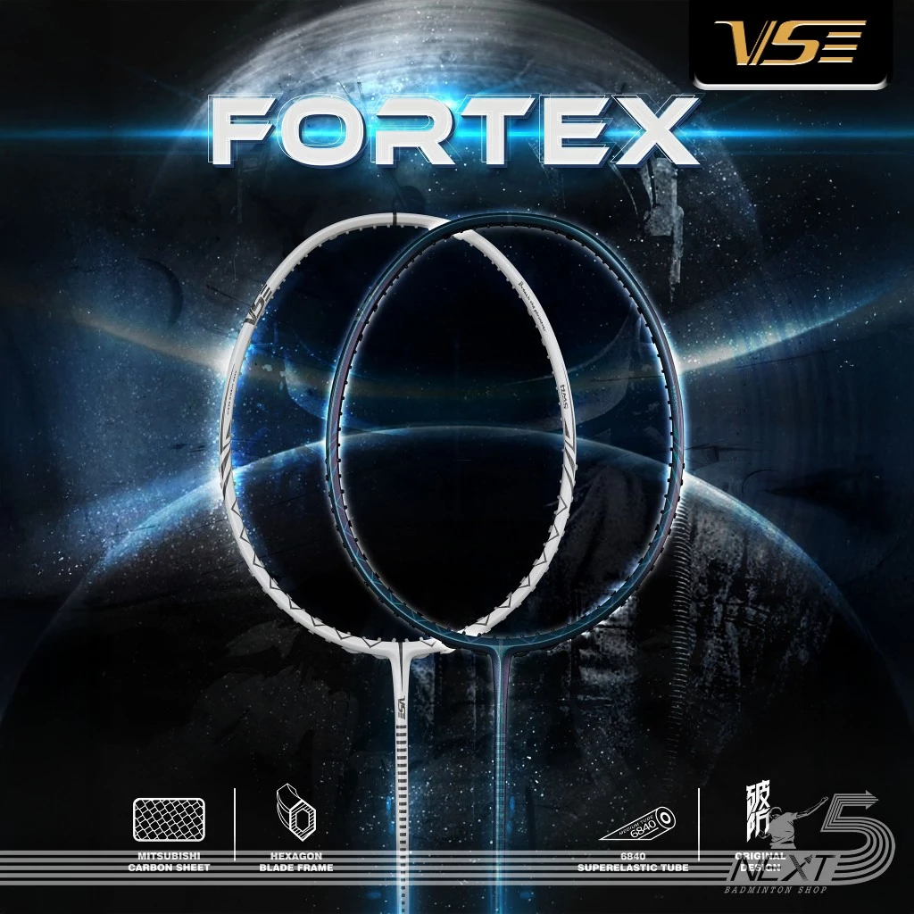 VS ไม้แบดมินตัน vs รุ่น Fortex แถมเอ็น ซอง กริปยาง ประกันศูนย์ไทย รูปสินค้า 1