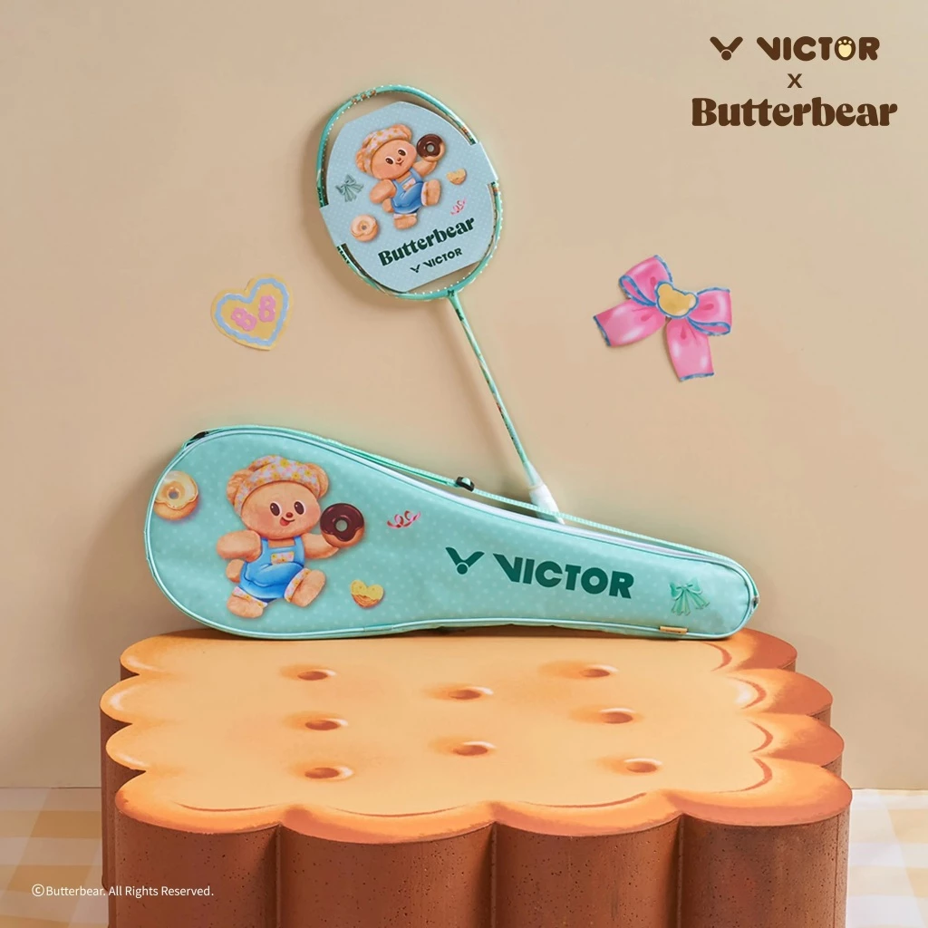 VICTOR ARS/TK Butterbear I ไม้แบดมินตัน รุ่นลิมิเต็ด Butterbear ของแท้ 100% พร้อมซอง แถมเอ็น แถมกริปยาง รูปที่ 4