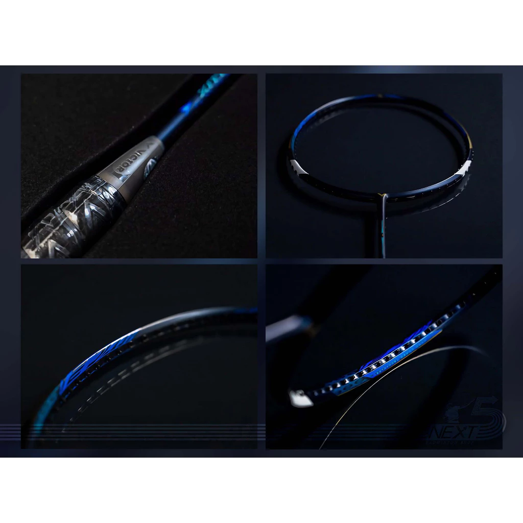 VICTOR ไม้แบดมินตัน รุ่น Brave Sword 12 Dlux 55TH - 𝗕𝗥𝗦-𝟭𝟮 DLUX GB 𝟱𝟱𝘁𝗵 (𝐕𝐈𝐂𝐓𝐎𝐑 𝟓𝟓𝐭𝐡) รูปที่ 3
