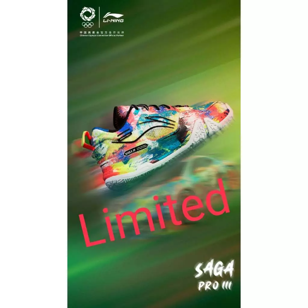 Li-ning Li-ning รองเท้าแบดมินตันรุ่น SAGA PRO III & SAGA PRO III LIMITED จาก Li-ning Thailand รูปสินค้า 2