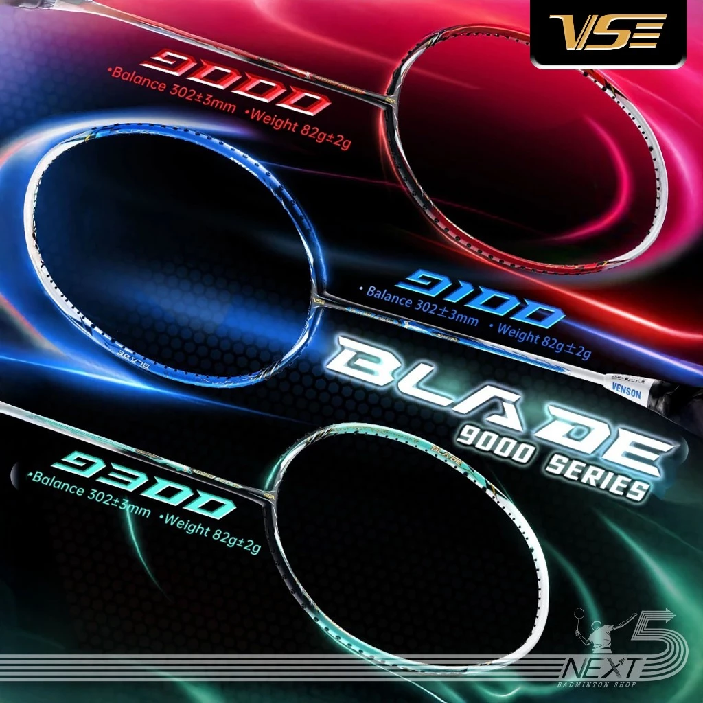 VS ไม้แบดมินตัน รุ่น Blade 9000 / 9100 / 9300 แถมกริปคละสี+เอ็น+ซอง ประกันศูนย์ไทย รูปที่ 1