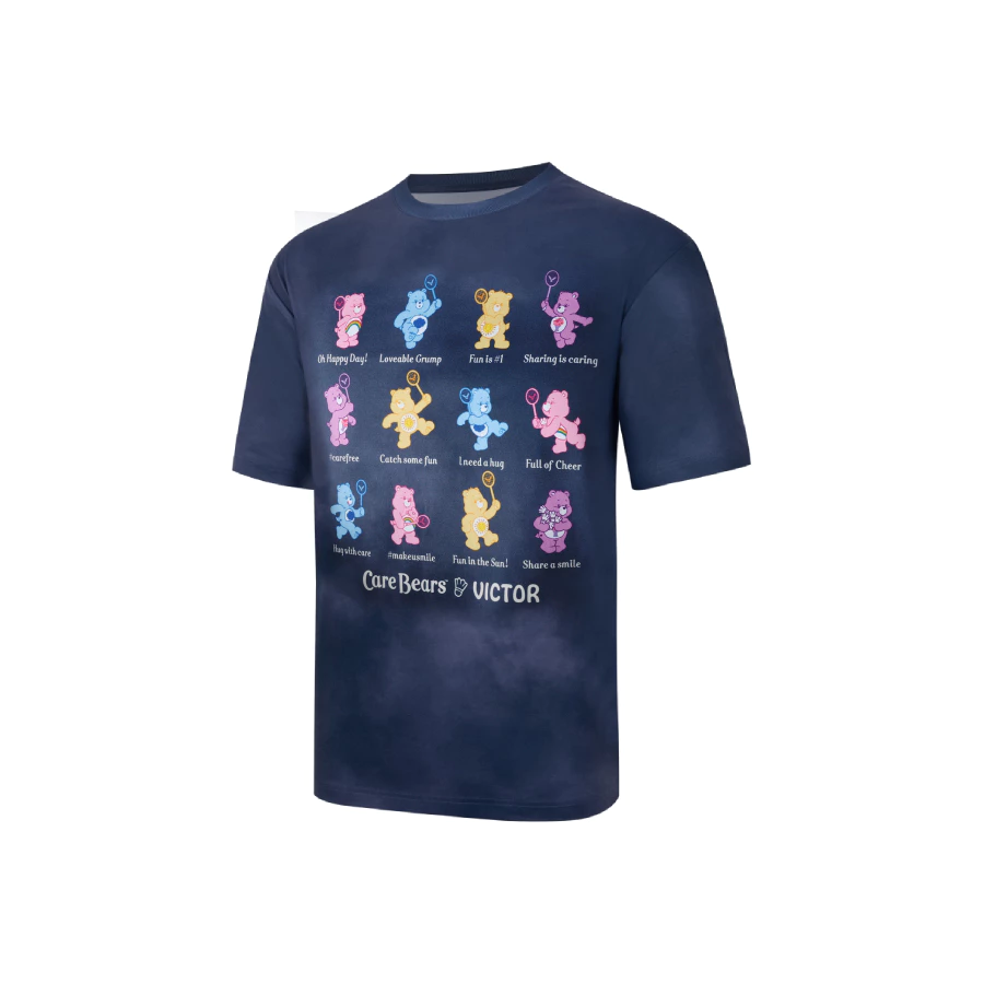 VICTOR เสื้อกีฬาแบดมินตัน เสื้อแขนสั้น OVERSIZE รุ่น T-4501 CBC ( VICTOR x CAREBEARS ) CAREBEARS รูปที่ 2