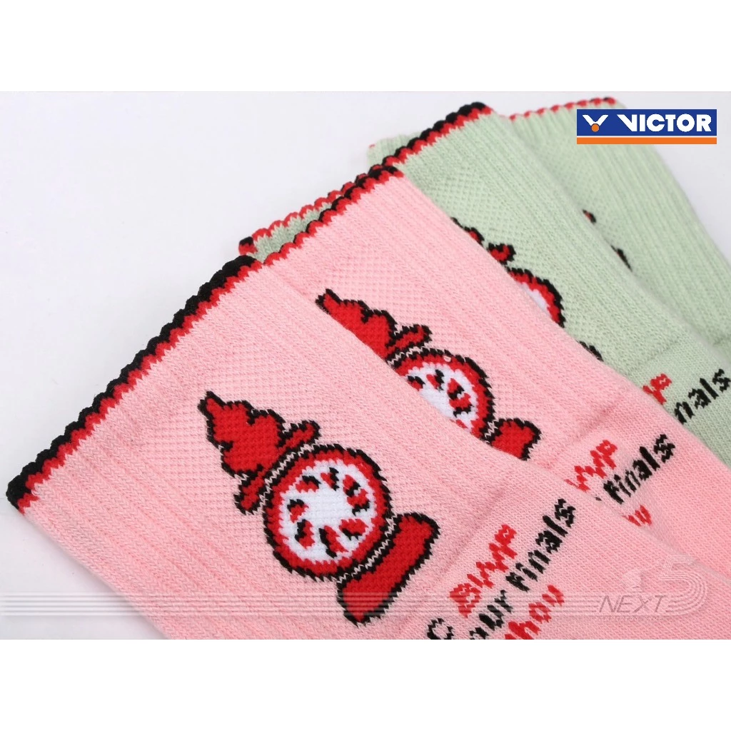 Victor ถุงเท้ากีฬา รุ่น SK-408 WT HSBC BWF WORLD TOUR FINAL 2023 COLLECTION รูปที่ 4