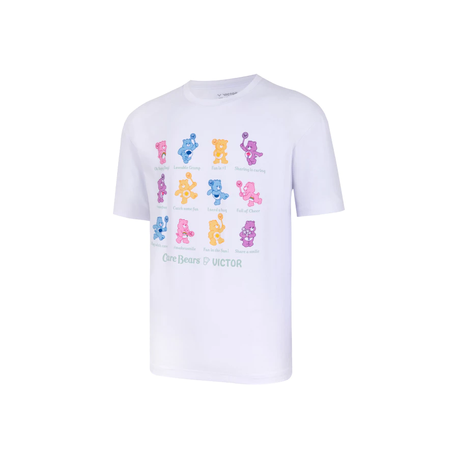 VICTOR เสื้อกีฬาแบดมินตัน เสื้อแขนสั้น OVERSIZE รุ่น T-4501 CBC ( VICTOR x CAREBEARS ) CAREBEARS รูปที่ 4