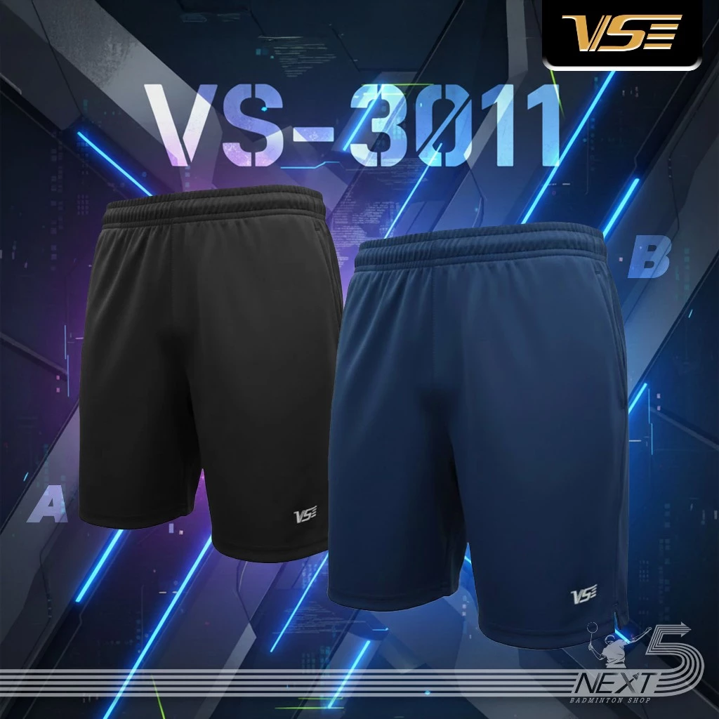 S กางเกงกีฬาแบดมินตัน รุ่น VS-3011A (ดำล้วน) และ VS-3011B (กรม) รุ่นเริ่มต้นที่ทุกบ้านต้องมี รูปที่ 1