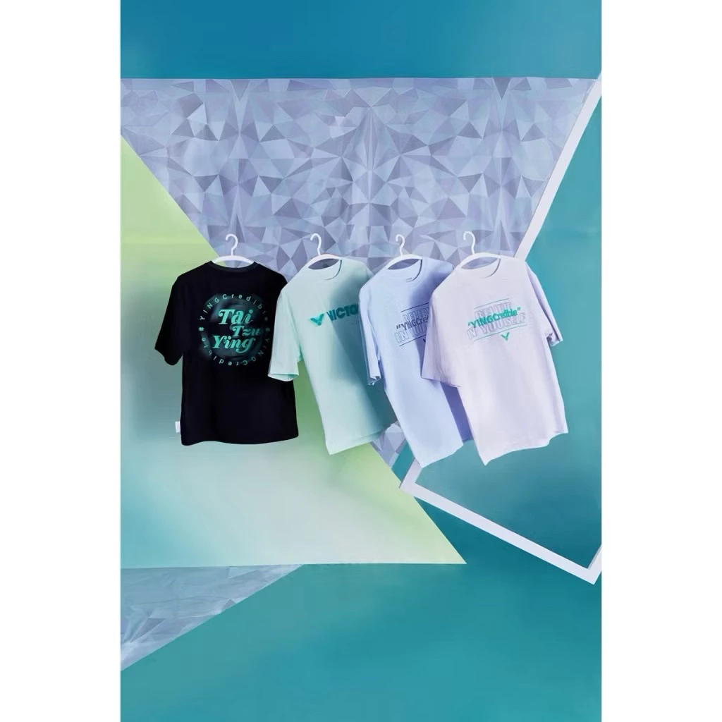 VICTOR T-5006TTY เสื้อแบดมินตัน เสื้อกีฬา ของแท้ ระบายอากาศดี ใส่สบาย รูปที่ 3
