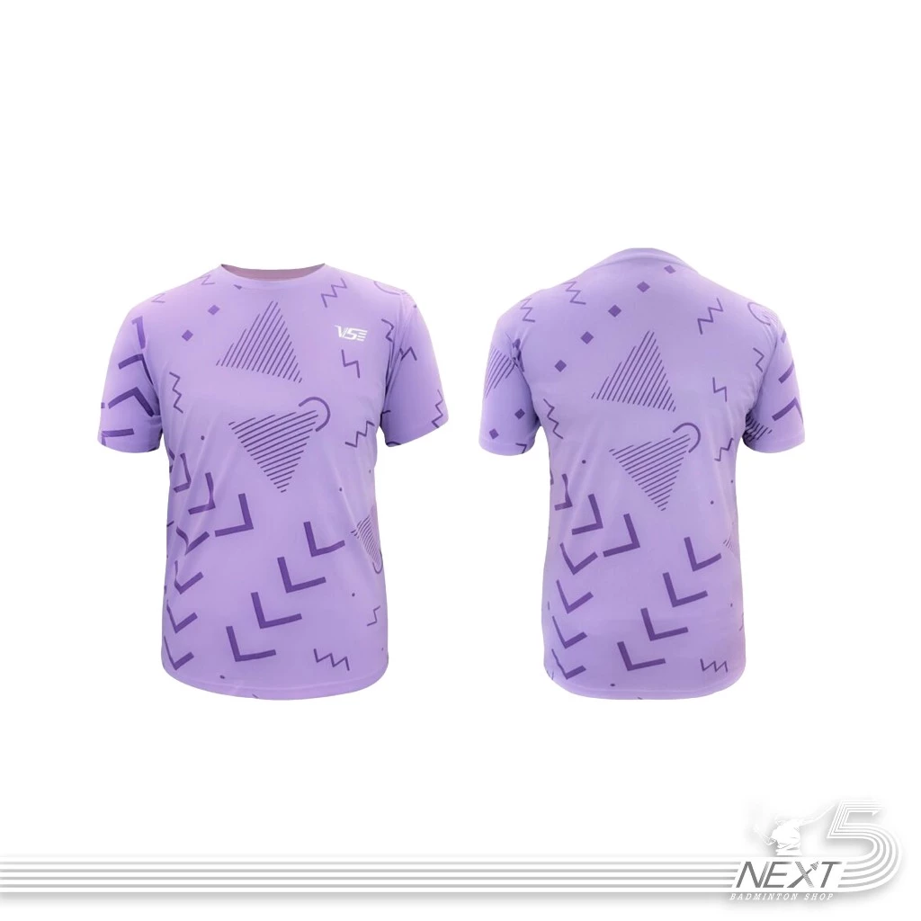 VS เสื้อกีฬาแบดมินตัน รุ่น VT-5130 มี 4 สี ม่วง ขาว ฟ้า ดำ รูปที่ 3