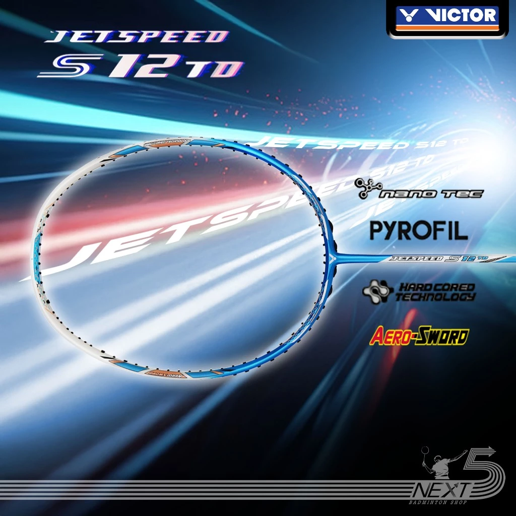 VICTOR Victor ไม้แบดมินตัน รุ่น Jetspeed S 12 TD ( JS-12TD) (4U/G6) รูปสินค้า 1