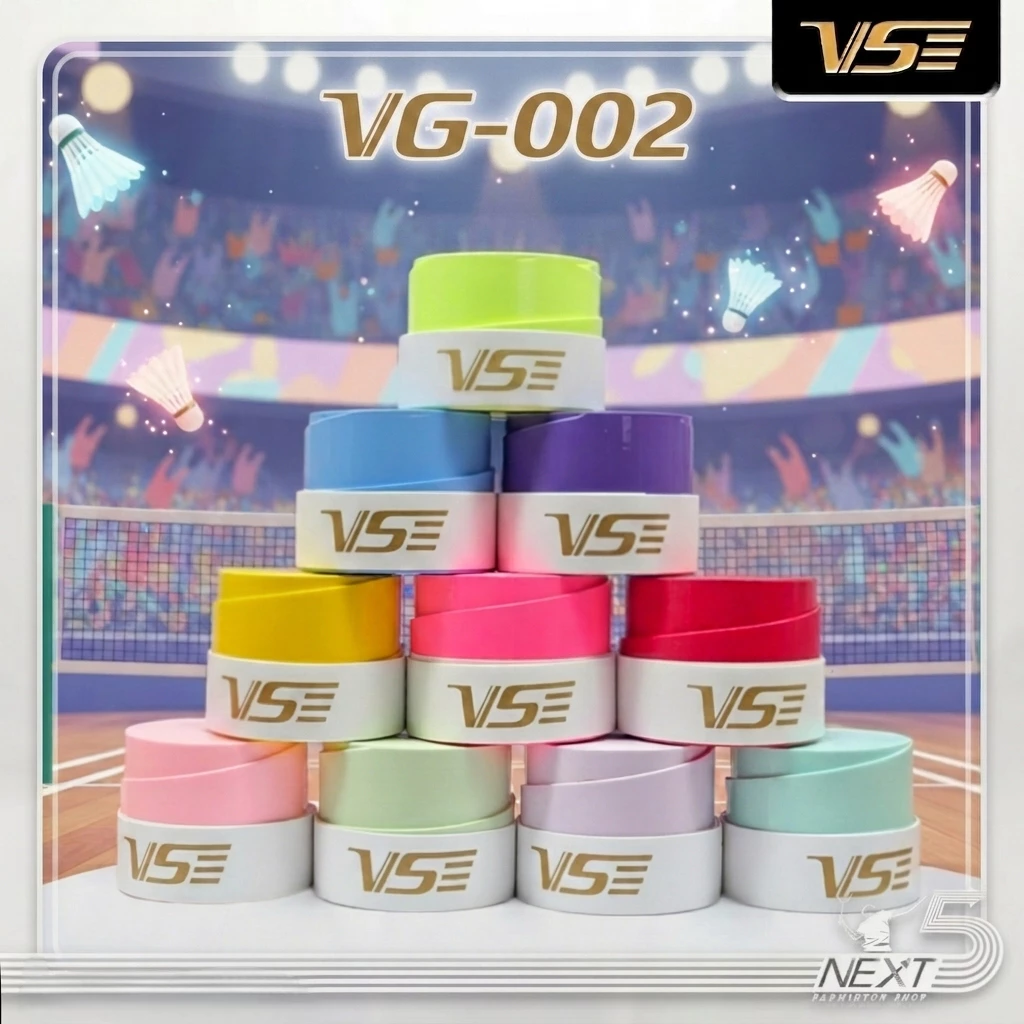 VS กริปยาง VG-002 แบบบาง หลากสี ( 6ชิ้น แถม 1 ชิ้น , 10ชิ้น แถม 2 ชิ้น ) รูปที่ 1