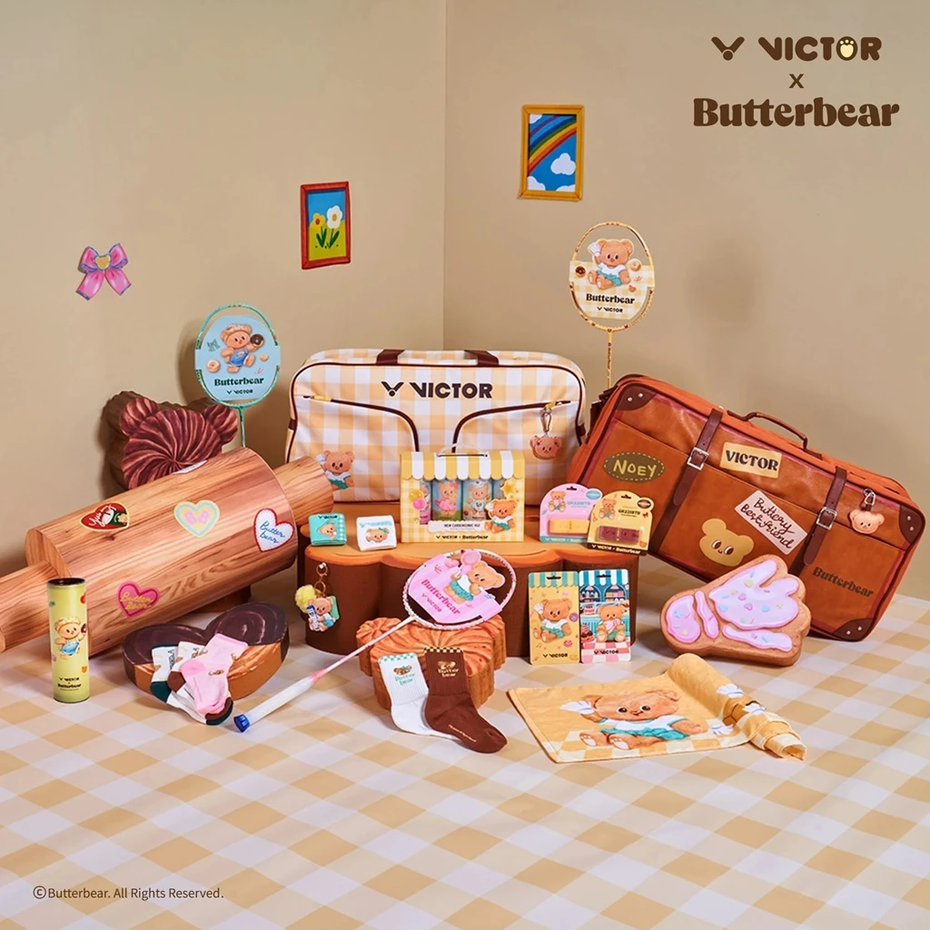 VICTOR ARS/TK Butterbear I ไม้แบดมินตัน รุ่นลิมิเต็ด Butterbear ของแท้ 100% พร้อมซอง แถมเอ็น แถมกริปยาง รูปที่ 6
