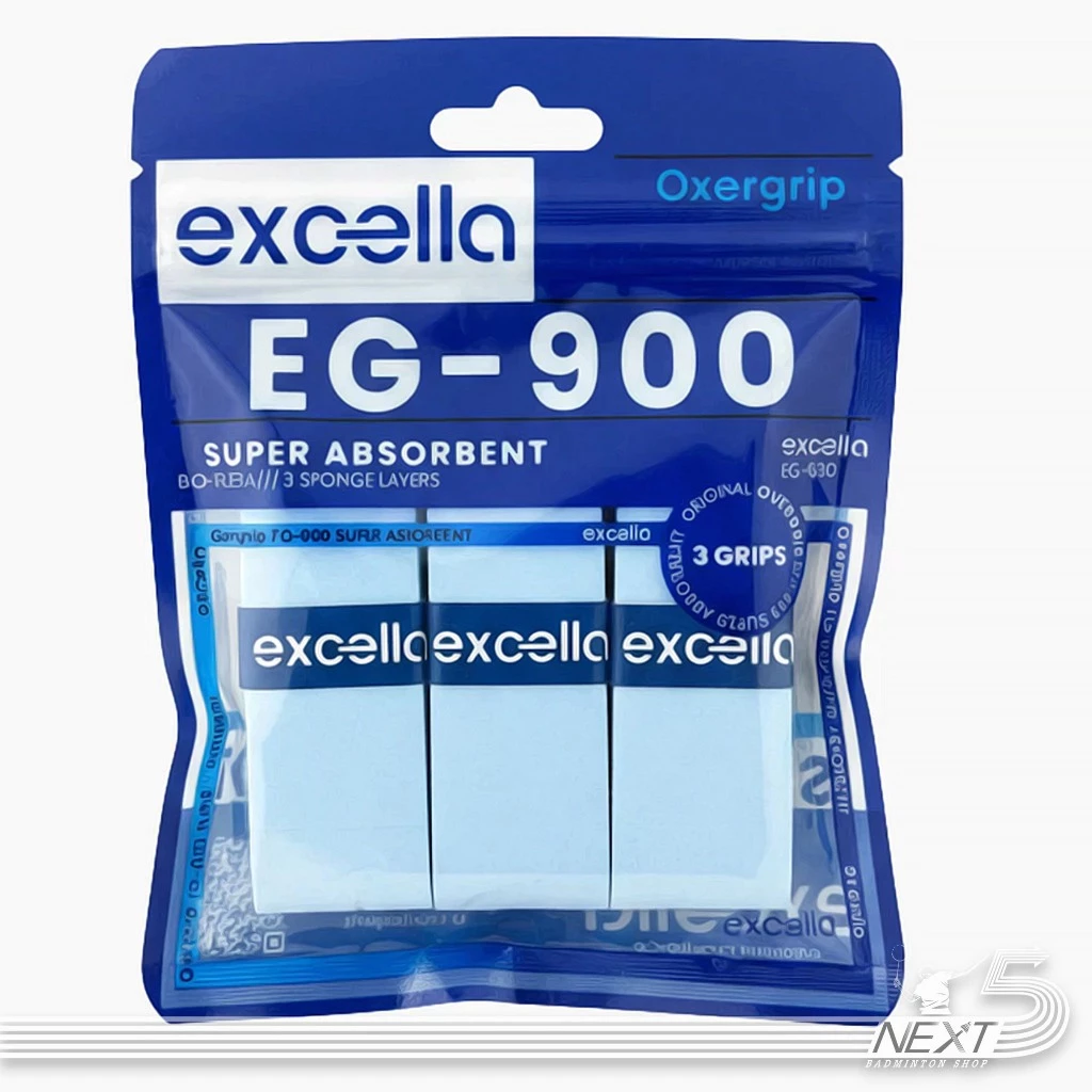 Excella EG-900 กริปคุณภาพสูง เกรดญี่ปุ่น แพค 3 ชิ้น มี 4 สี ขาว / เหลือง / ชมพู / ดำ รูปที่ 6